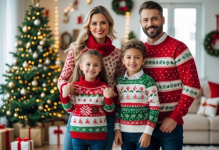 Så hittar du de finaste matchande julkläderna för familjen 2025 – Guide & inspiration