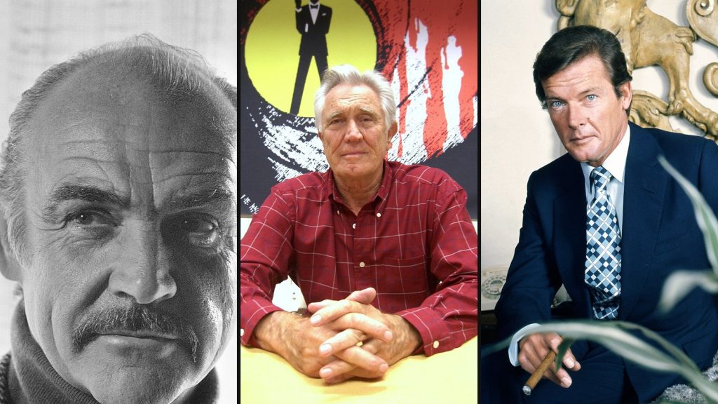 Sean Connery, George Lazenby och Roger Moore – skådespelare i James Bond