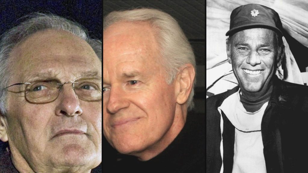 Alan Alda, Mike Farrell och McLean Stevenson – skådespelare i M*A*S*H