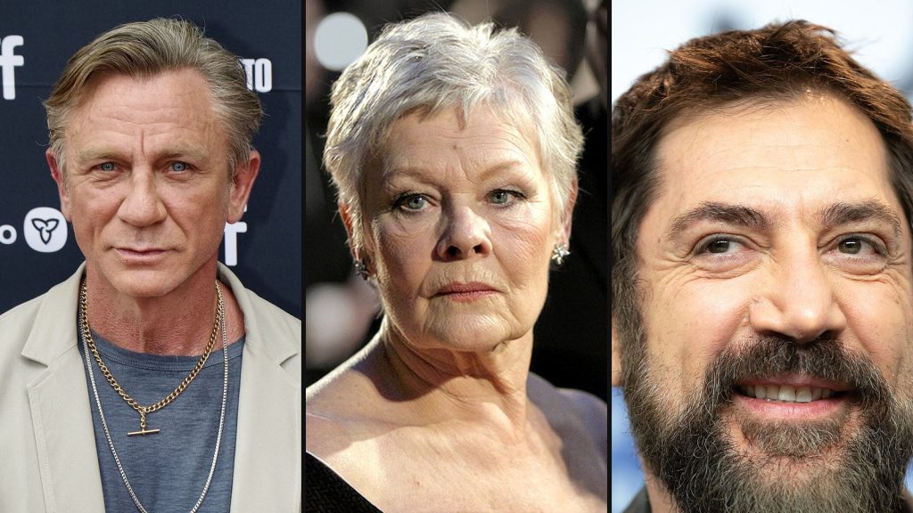 Daniel Craig, Judi Dench och Javier Bardem – skådespelare i Skyfall